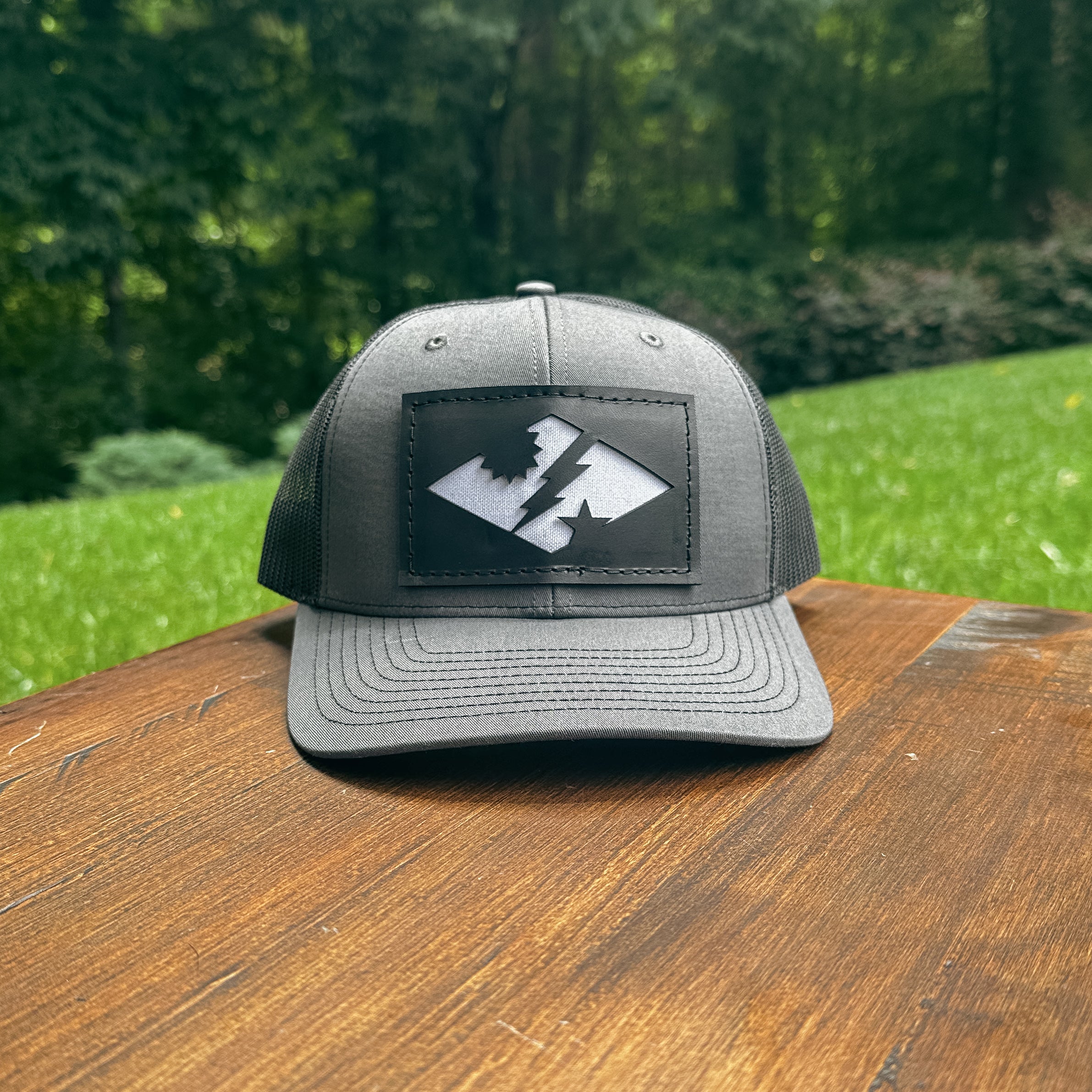 Ranger DUI Custom Leather Patch Trucker Hat – Richardson 112/115