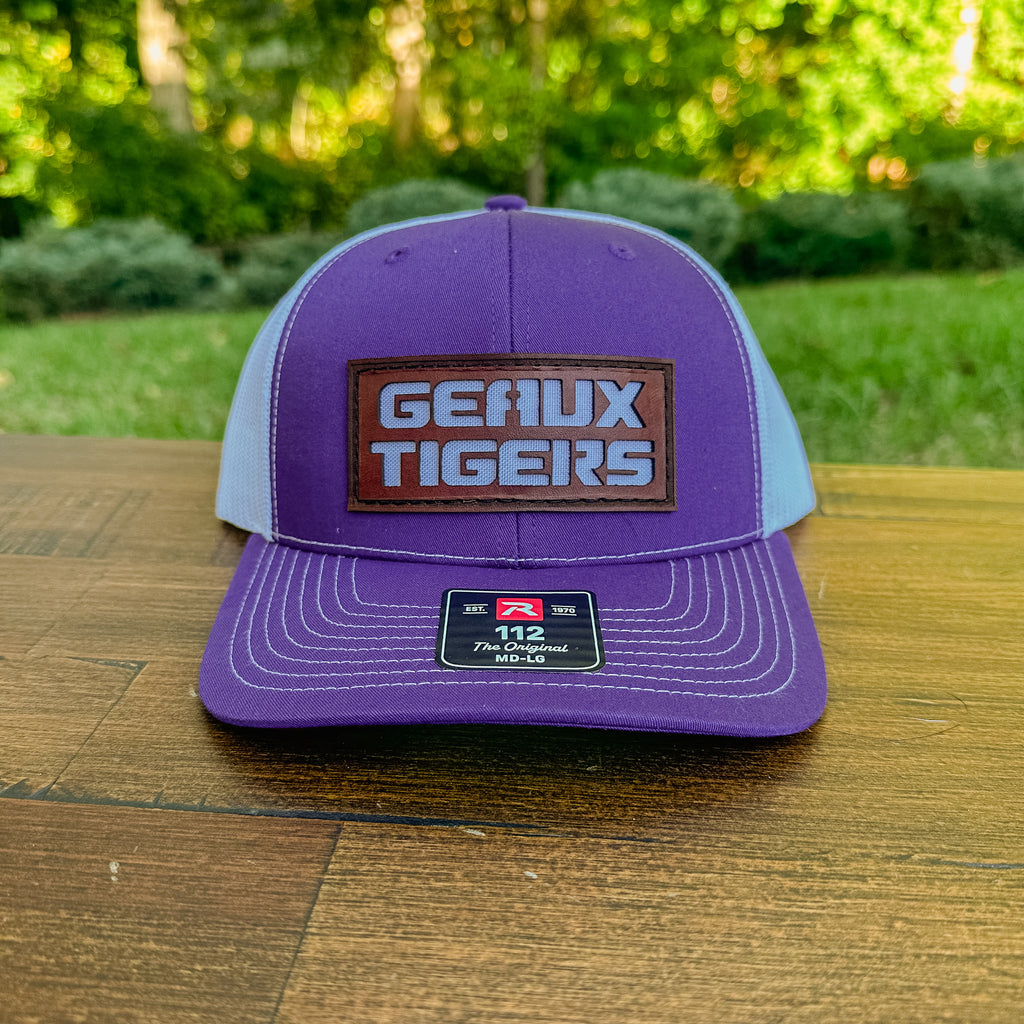 Custom Design Leather Patch Trucker Hat – Richardson 112/115
