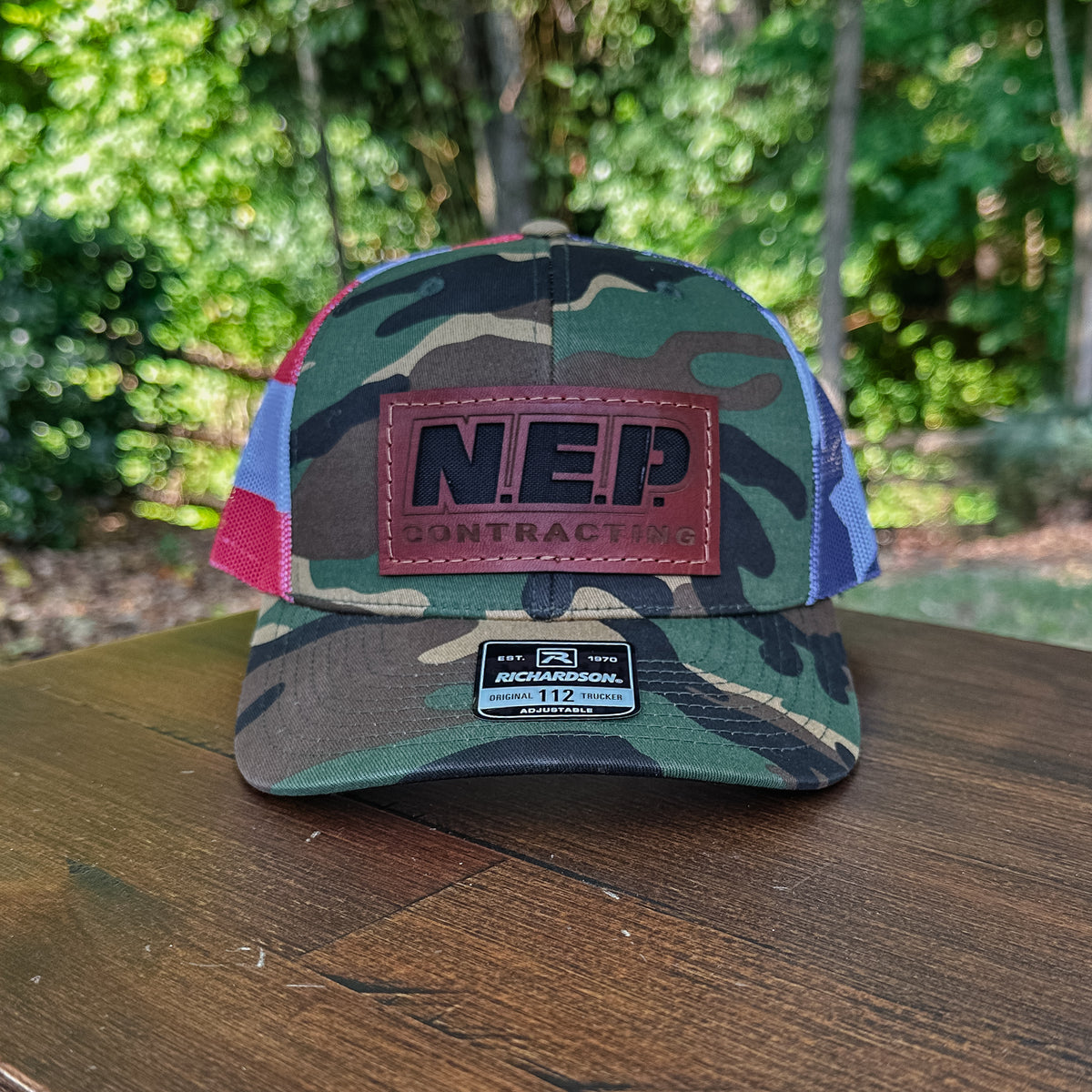 Custom Design Leather Patch Trucker Hat – Richardson 112/115