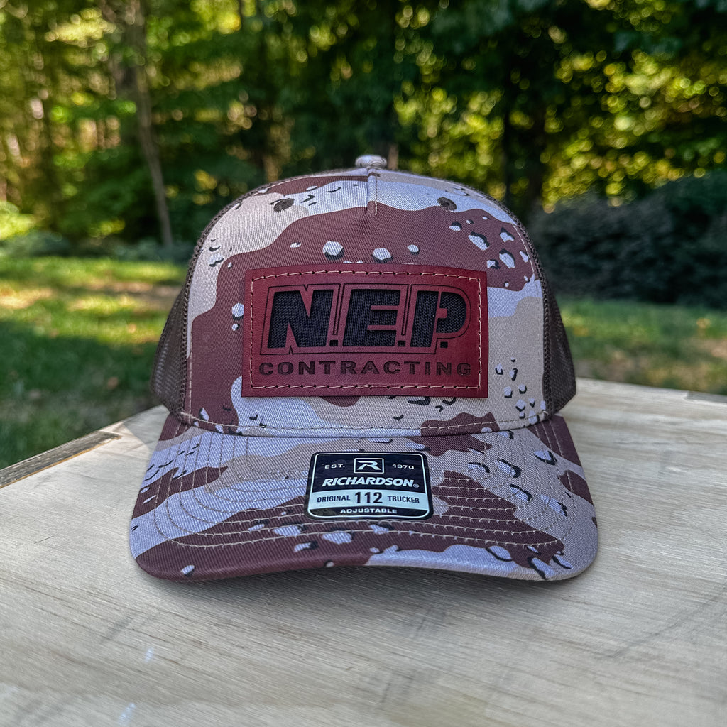 Custom Design Leather Patch Trucker Hat – Richardson 112/115