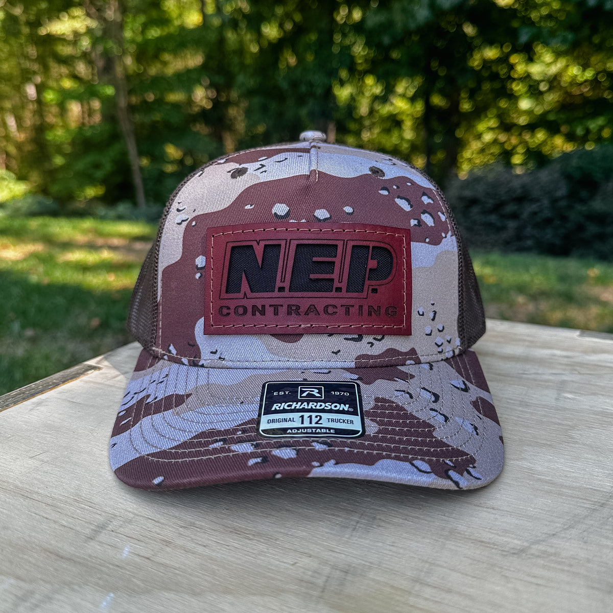 Custom Design Leather Patch Trucker Hat – Richardson 112/115