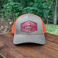 Outfitters Mountain Trout Custom Leather Patch Trucker Hat – Creek & Company