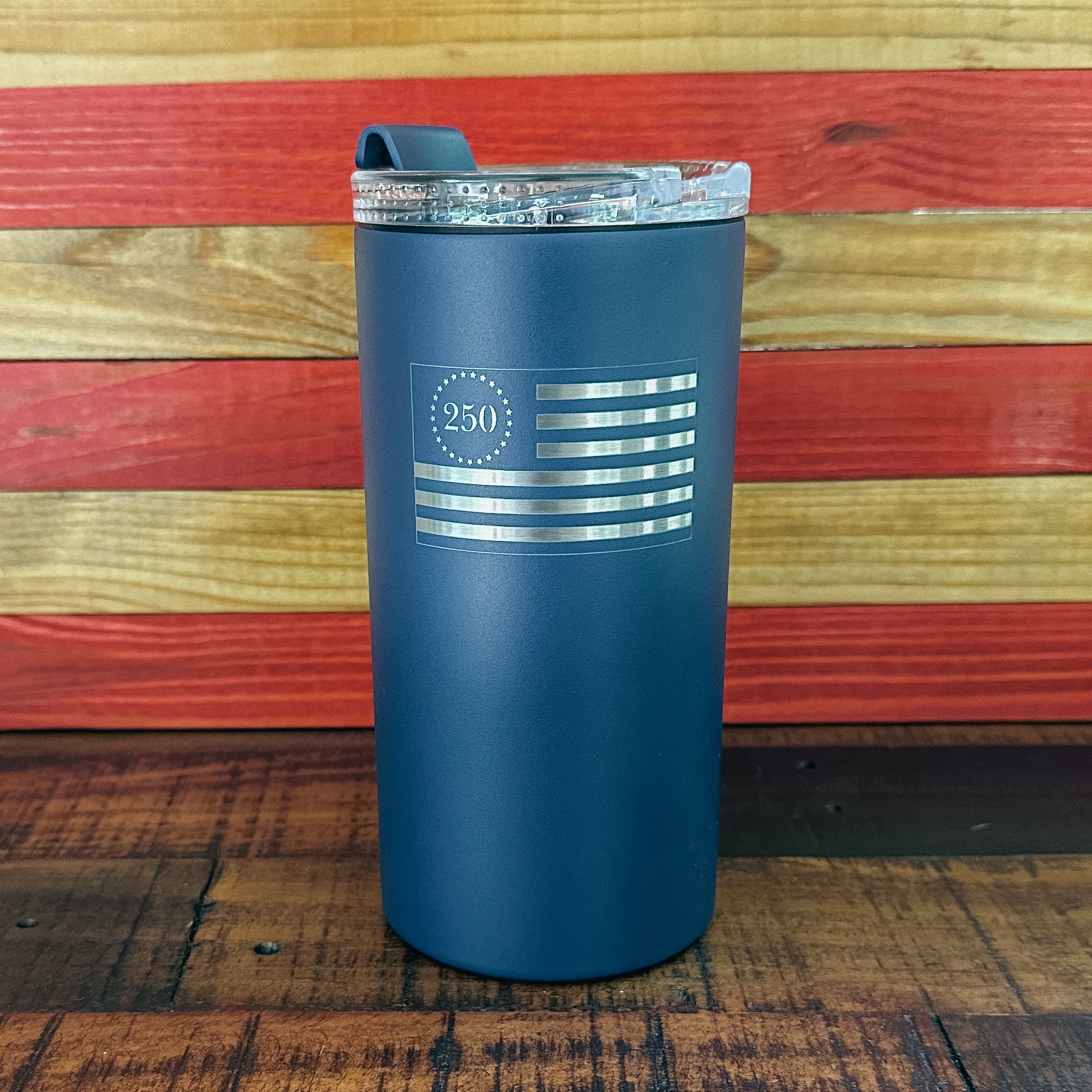 America 250 4-in-1 Laser Engraved Can Cooler – Double Wall Insulated