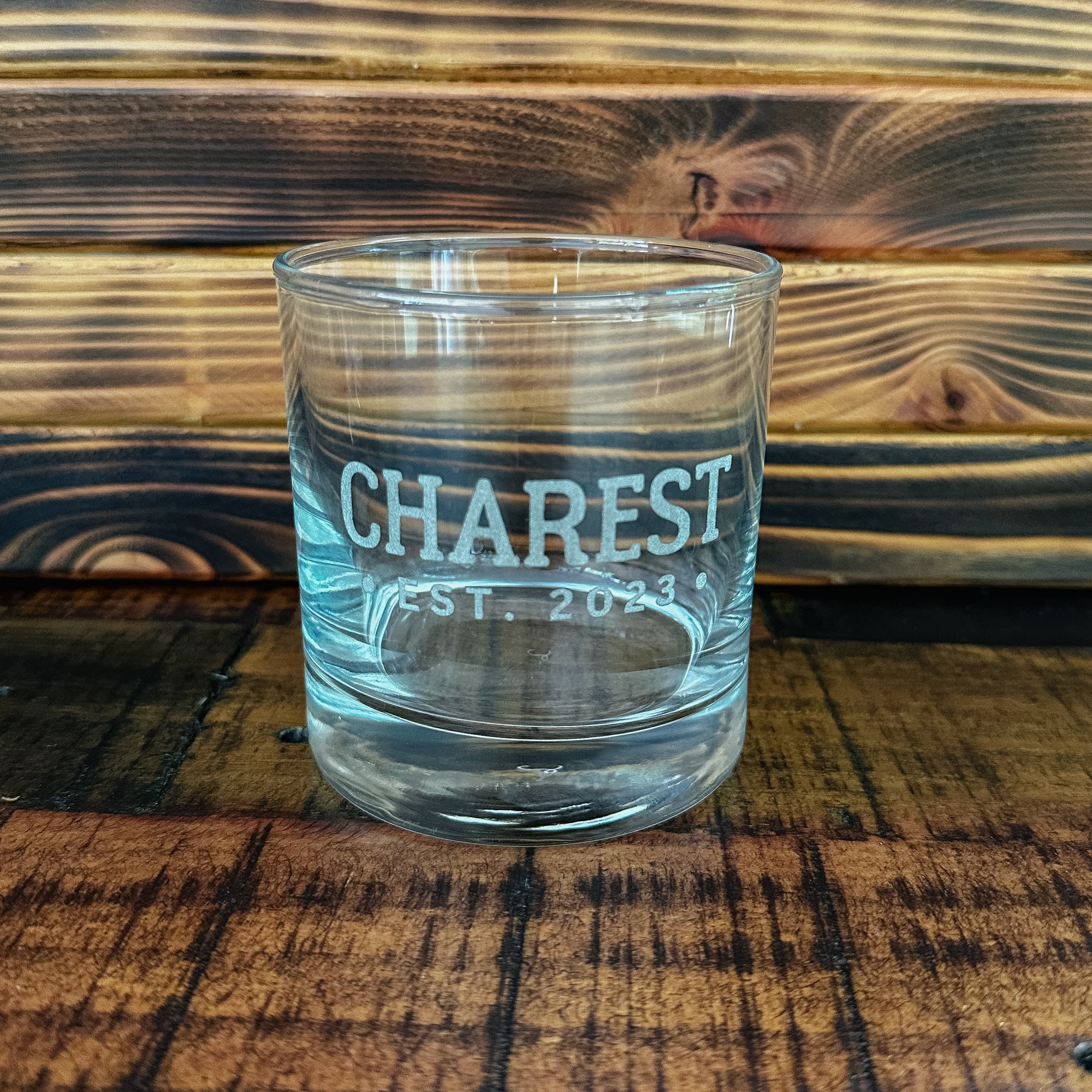 Custom Laser Engraved Drinkware – Personalized 10oz Rocks Glass