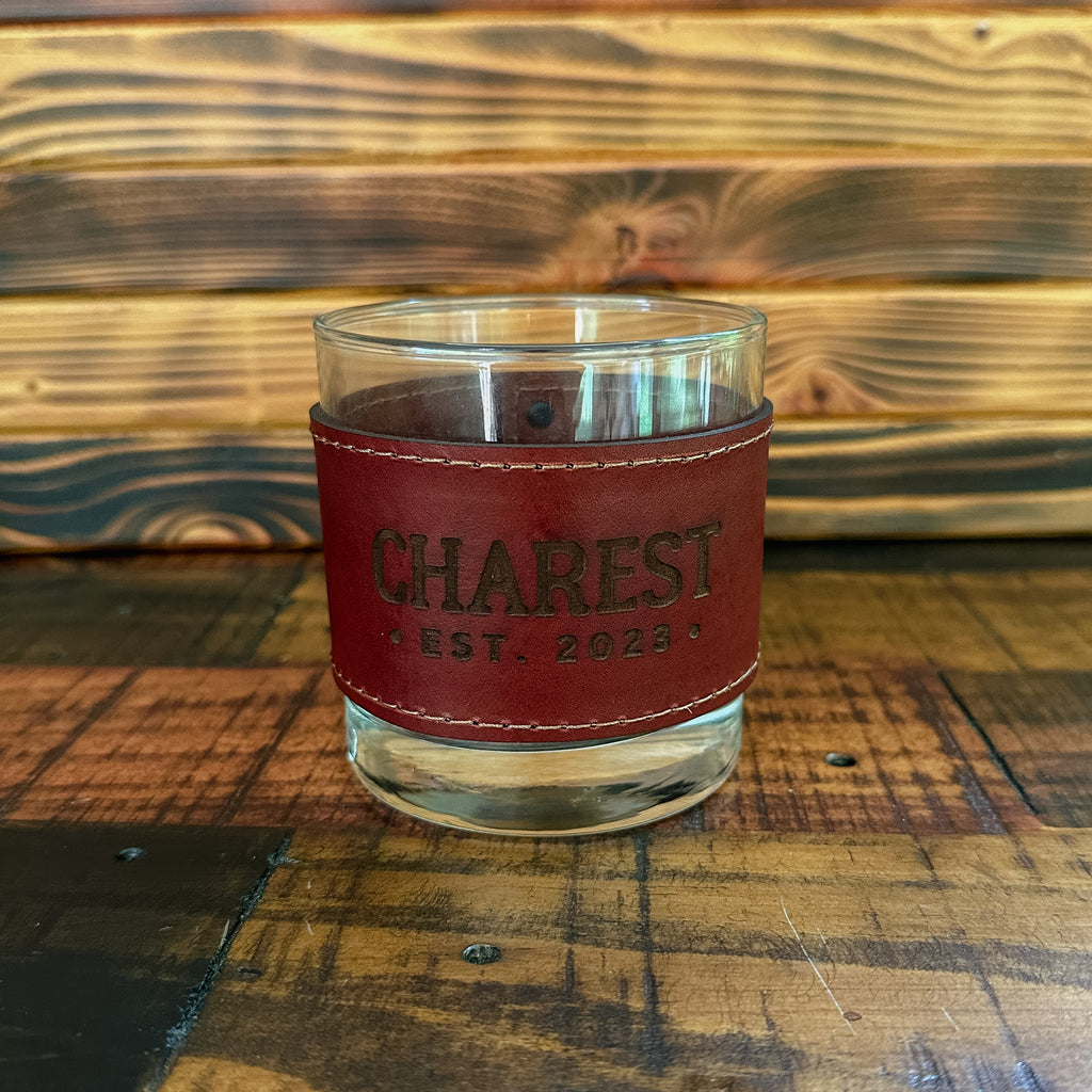 Custom Laser Engraved Drinkware – Personalized 10oz Rocks Glass